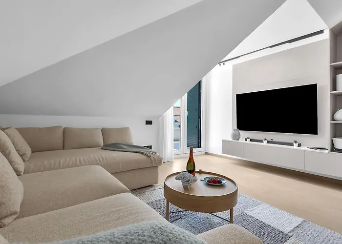 Apartament Penthouse Nikolina-50m To Beach! - Exklusiv *